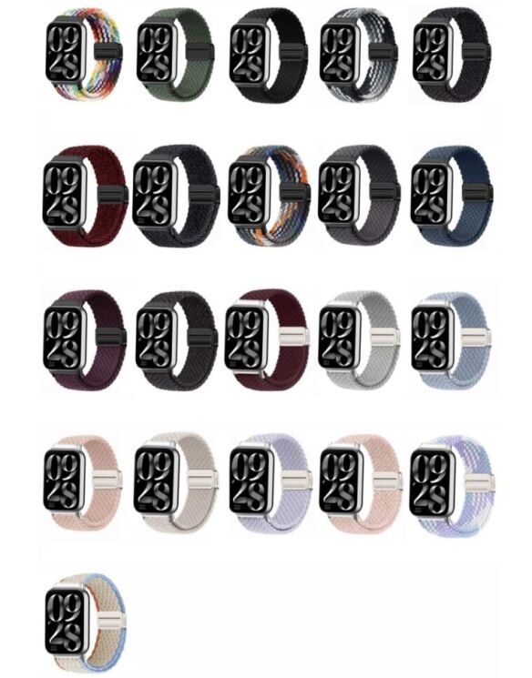 Ремешок Deexe Nylon Loop для Xiaomi Redmi Watch 4 / 5 / Mi Smart Band 8 Pro / Band 9 Pro - Olive Green: фото 6 из 6
