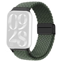 Ремінець Deexe Nylon Loop для Xiaomi Redmi Watch 4 / 5 / Mi Smart Band 8 Pro / Band 9 Pro - Olive Green: фото 1 з 6