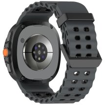 Ремінець Deexe Ocean Strap для Samsung Galaxy Watch 8 (40/44mm) / 8 Classic - Black: фото 1 з 6