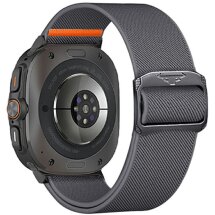 Ремінець Deexe Orbit Flex для Samsung Galaxy Watch Ultra (47mm) - Dark Grey: фото 1 з 5