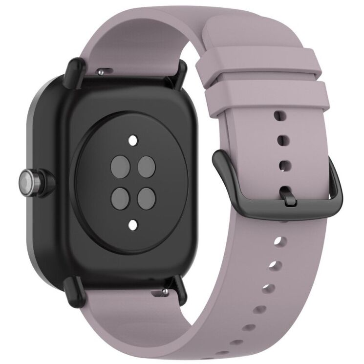 Ремінець Deexe Silicone Band для годинників з шириною кріплення 20мм - Purple: фото 1 з 11