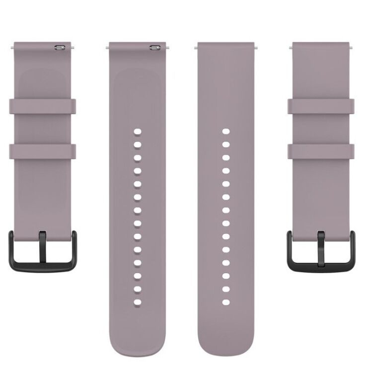 Ремінець Deexe Silicone Band для годинників з шириною кріплення 20мм - Purple: фото 5 з 11