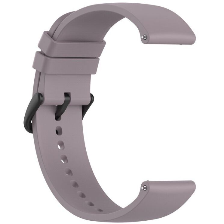 Ремінець Deexe Silicone Band для годинників з шириною кріплення 20мм - Purple: фото 4 з 11