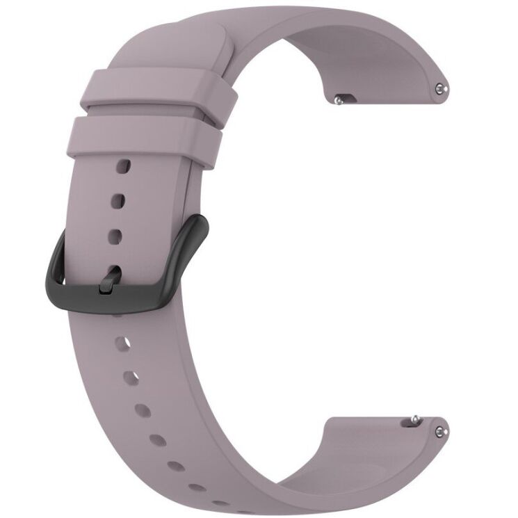 Ремінець Deexe Silicone Band для годинників з шириною кріплення 20мм - Purple: фото 3 з 11