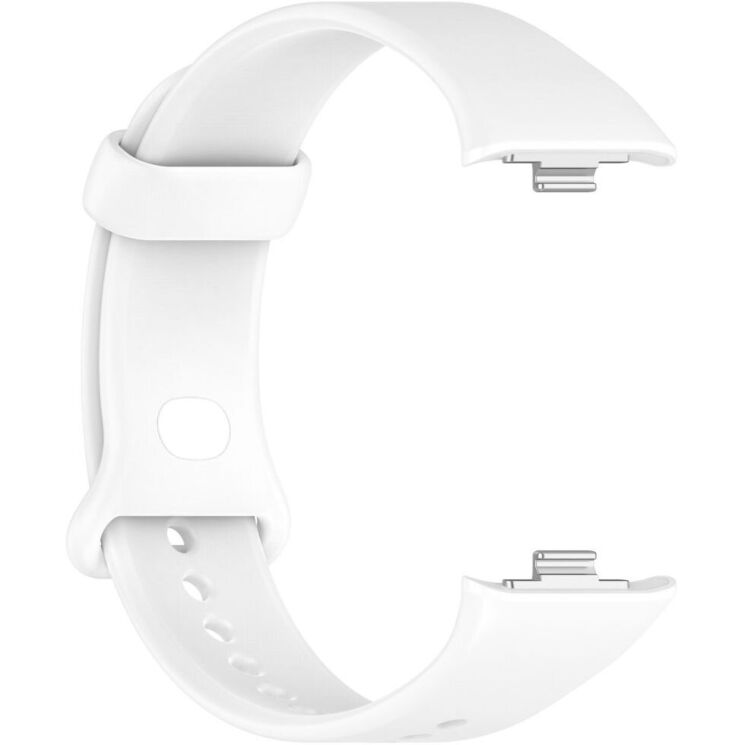 Ремешок Deexe Silicone Band для Xiaomi Mi Smart Band 9 Pro - White: фото 3 из 12