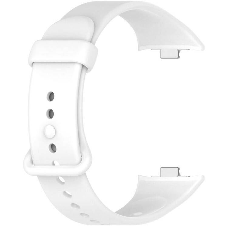 Ремешок Deexe Silicone Band для Xiaomi Mi Smart Band 9 Pro - White: фото 2 из 12