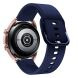 Ремешок Deexe Soft Silicone для&nbsp; Samsung Galaxy Watch 3 (41mm) - Dark Blue (235407DB). Фото 1 из 4