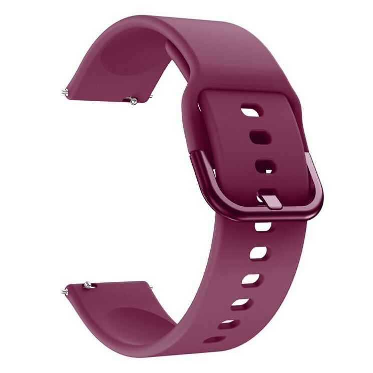 Ремешок Deexe Soft Silicone для&nbsp; Samsung Galaxy Watch 3 (45mm) - Wine Red: фото 2 из 4