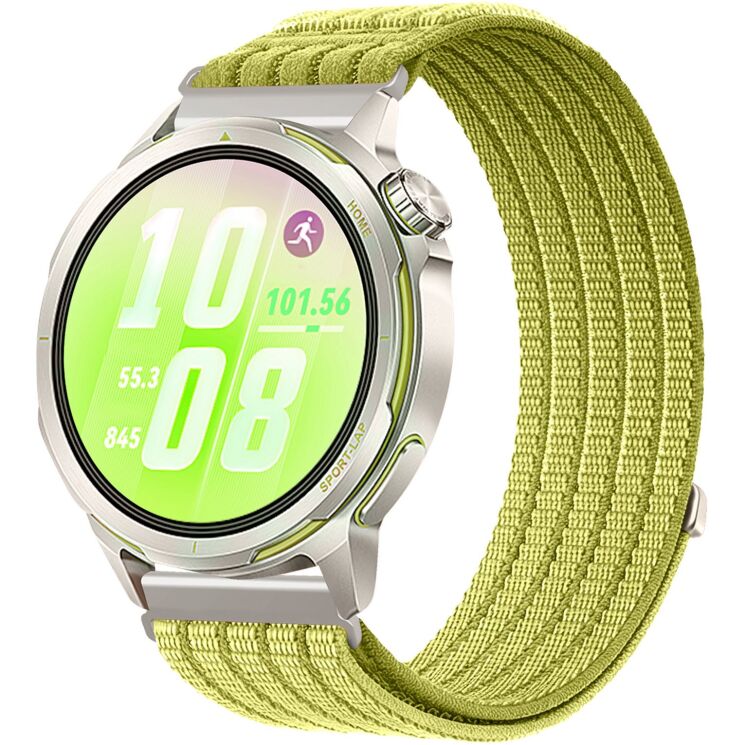 Ремінець Deexe Soft Weave для для годинників з шириною кріплення 18мм - Light Green: фото 2 з 5