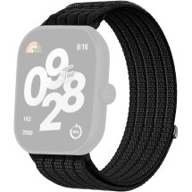 Ремешок Deexe Soft Weave для Xiaomi Redmi Watch 4 / Watch 5 / Watch 6 / Mi Smart Band 8 Pro / Band 9 Pro - Black: фото 1 из 5