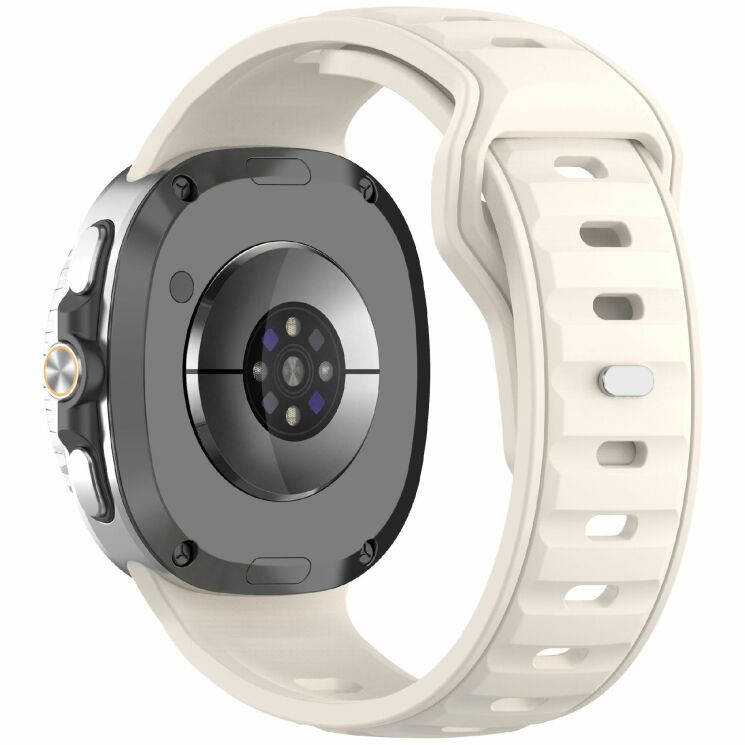 Ремінець Deexe Sport Band для Samsung Galaxy Watch 8 (40/44mm) / 8 Classic - Starlight: фото 1 з 6