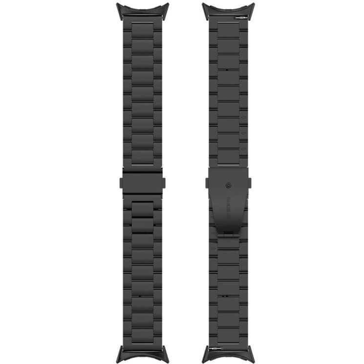 Ремешок Deexe Stainless Steel для Google Pixel Watch 3 (45mm) - Black: фото 4 из 9