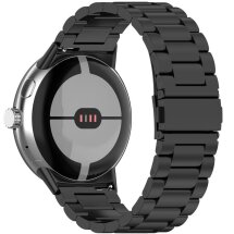 Ремешок Deexe Stainless Steel для Google Pixel Watch 3 (45mm) - Black: фото 1 из 9