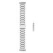 Ремінець Deexe Stainless Steel для Samsung Galaxy Fit 3 - Silver (349003S). Фото 5 з 6