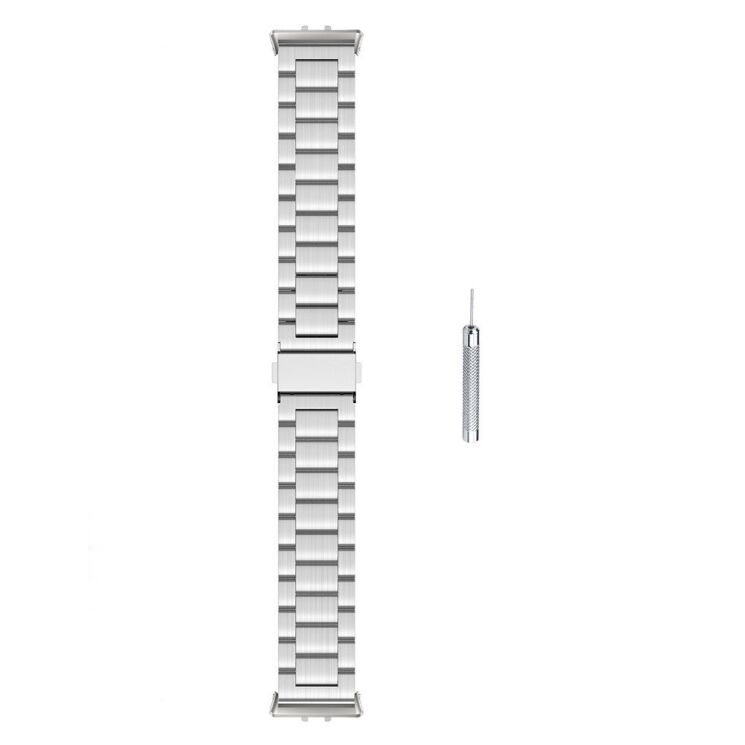 Ремінець Deexe Stainless Steel для Samsung Galaxy Fit 3 - Silver: фото 5 з 6