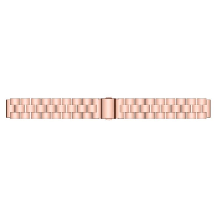 Ремінець Deexe Stainless Style для Xiaomi Mi Band 7 - Rose Gold: фото 3 з 6