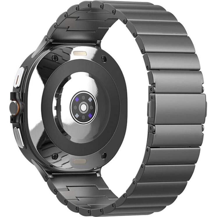 Ремінець Deexe Steel Strap для Samsung Galaxy Watch 8 (40/44mm) / 8 Classic - Grey: фото 1 з 6