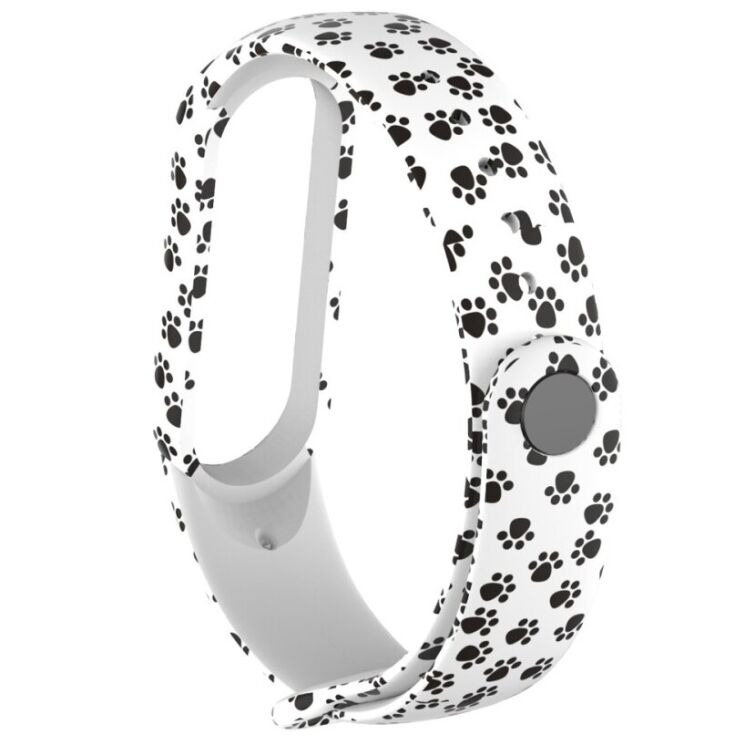 Ремешок Deexe Style Strap для Xiaomi Mi Band 5 / Mi Band 6 - Dog's Paw: фото 3 из 5