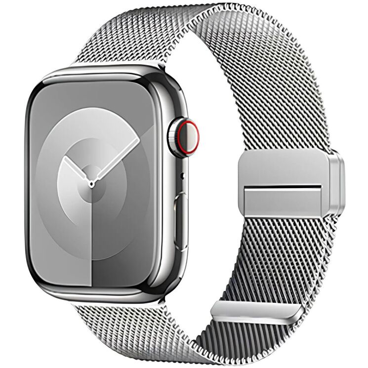 Ремінець Hoco WA26 для Apple Watch 44 / SE 44 / 45 / 46 / Ultra / Ultra 2 / Ultra 3 - Silver: фото 1 з 2