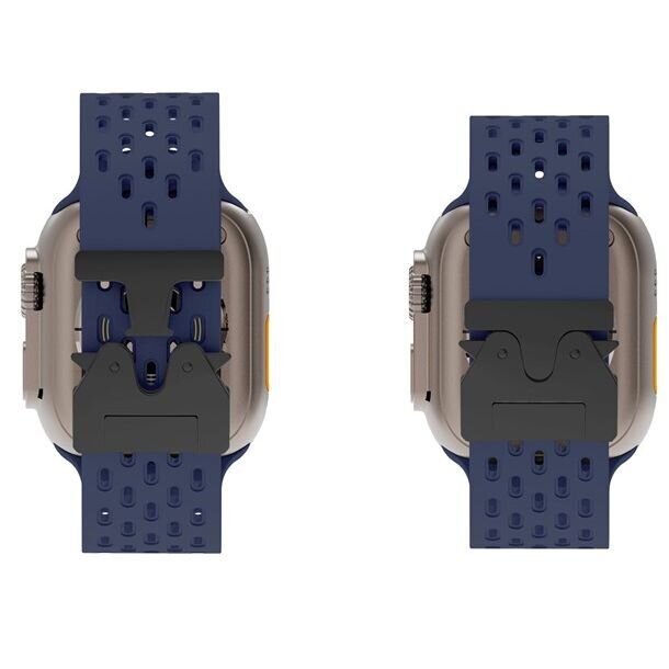 Ремешок KALEBOL Astra Strap для Apple Watch 46 / 45 / 44 / SE 44 / 42 (Series 1-3) / Ultra / Ultra 2 - Midnight Blue: фото 5 из 9