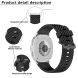 Ремешок KALEBOL Tire Pattern для Samsung Galaxy Watch 8 (40/44mm) / 8 Classic - Black (384146B). Фото 3 из 5