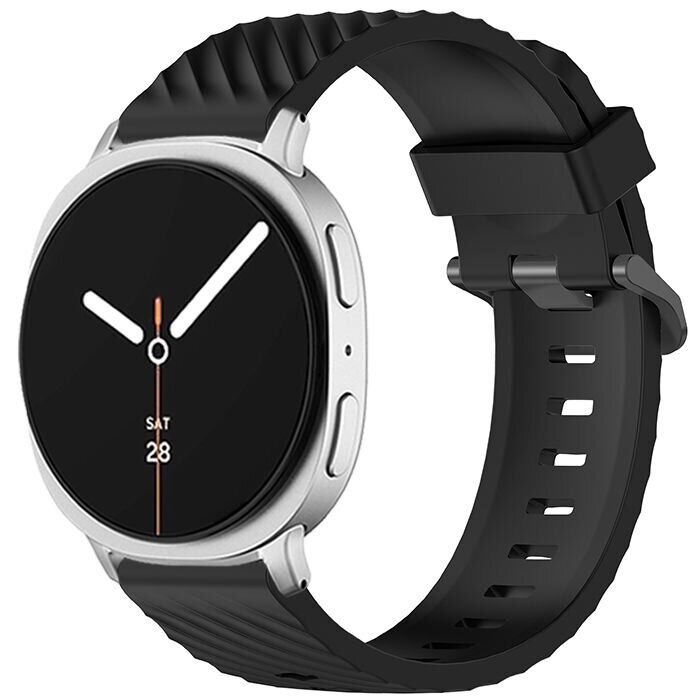 Ремешок KALEBOL Tire Pattern для Samsung Galaxy Watch 8 (40/44mm) / 8 Classic - Black: фото 2 из 5