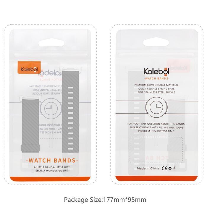 Ремешок KALEBOL Tire Pattern для Samsung Galaxy Watch 8 (40/44mm) / 8 Classic - Black: фото 5 из 5