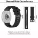 Ремешок KALEBOL Tire Pattern для Samsung Galaxy Watch 8 (40/44mm) / 8 Classic - Black (384146B). Фото 4 из 5