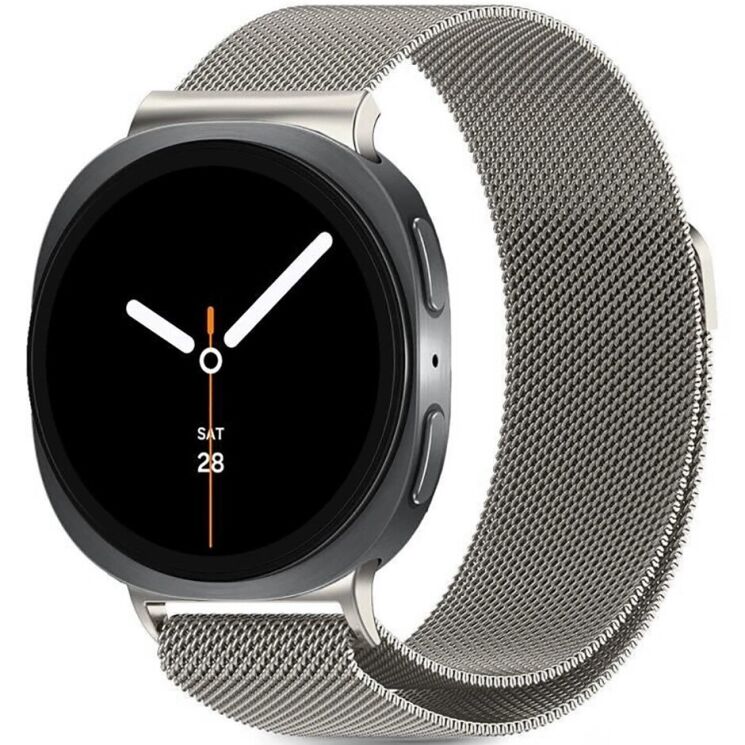 Ремешок Tech-Protect Milanese Band для Samsung Galaxy Watch 8 (40/44mm) /8 Classic - Starlight (385213SL) Ремешок Tech-Protect Milanese Band для Samsung Galaxy Watch 8 (40/44mm) /8 Classic - Starlight: фото 1 из 4