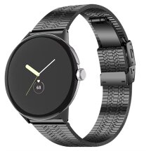Ремінець UniCase Chic Stainless Steel для Google Pixel Watch / Watch 2 - Black: фото 1 з 5