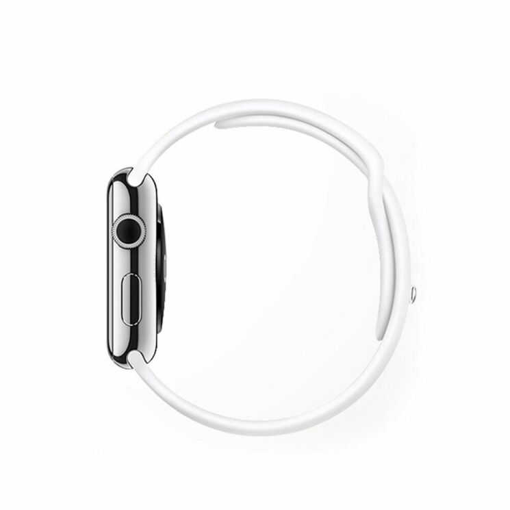 Ремешок UniCase Original Style для Apple Watch 42 (Series 10) / 41 / 40 / SE 40 / 38 - White: фото 6 из 10