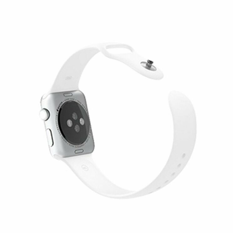 Ремешок UniCase Original Style для Apple Watch 42 (Series 10) / 41 / 40 / SE 40 / 38 - White: фото 7 из 10