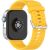 Ремешок UniCase Silicone Strap для Huawei Watch Fit 3 / Fit 4 / Fit 4 Pro - Yellow: фото 1 из 7