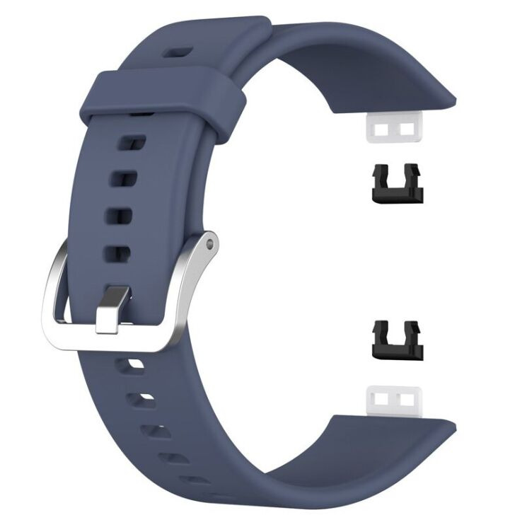 Ремешок UniCase Silicone Strap для Huawei Watch Fit - Dark Blue: фото 1 из 3