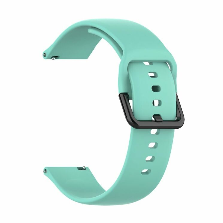 Ремешок UniCase Silicone Strap для Samsung Watch Active / Active 2 40mm / Active 2 44mm - Cyan: фото 3 из 3