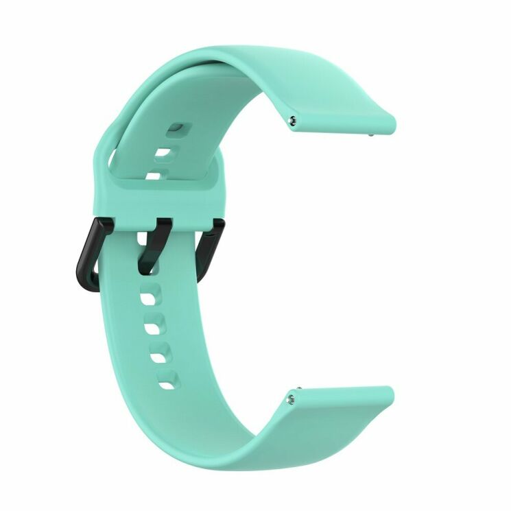 Ремешок UniCase Silicone Strap для Samsung Watch Active / Active 2 40mm / Active 2 44mm - Cyan: фото 2 из 3