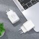 Сетевое зарядное устройство Hoco N22 Jetta PD25W + кабель Type-C to Lightning - White (960167W). Фото 8 из 9