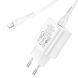 Сетевое зарядное устройство Hoco N22 Jetta PD25W + кабель Type-C to Lightning - White (960167W). Фото 5 из 9