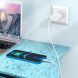 Сетевое зарядное устройство Hoco N22 Jetta PD25W + кабель Type-C to Lightning - White (960167W). Фото 9 из 9