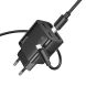 Сетевое зарядное устройство Hoco N56 30W 2C+2U + кабель Type-C to Lightning - Black (960127B). Фото 3 из 7