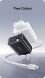 Сетевое зарядное устройство USAMS US-CC299 GaN 65W (USB + Type-C) + кабель Type-C - White (960223W). Фото 15 из 17