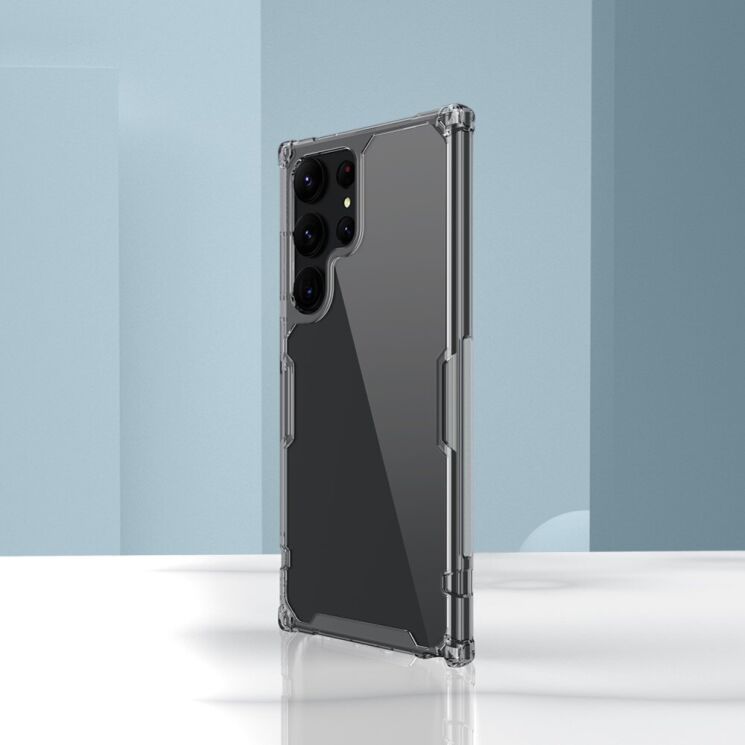 Силиконовый чехол NILLKIN Nature TPU Pro для Samsung Galaxy S23 Ultra - Transparent: фото 18 из 20
