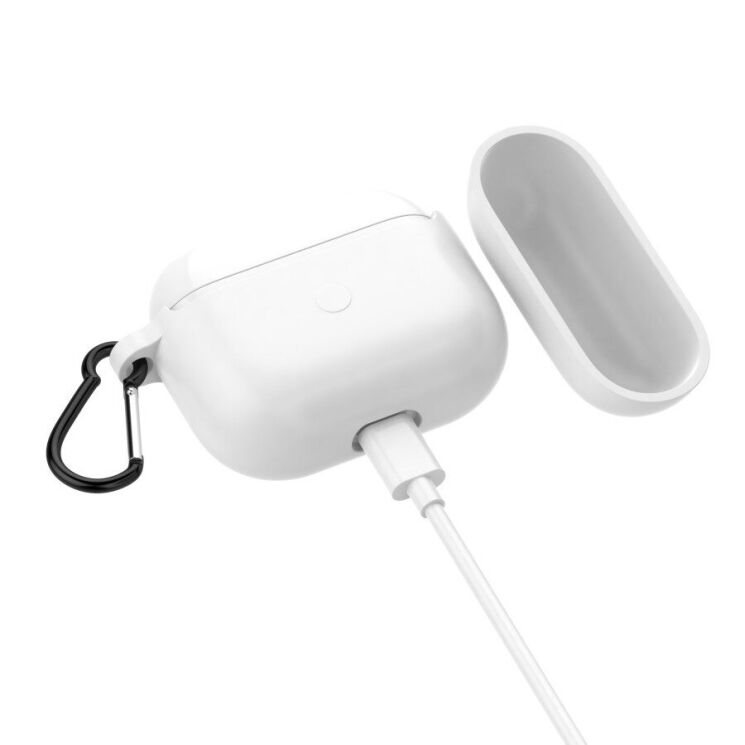 Силиконовый чехол UniCase Protective Case для Apple AirPods 3 - White: фото 2 из 9