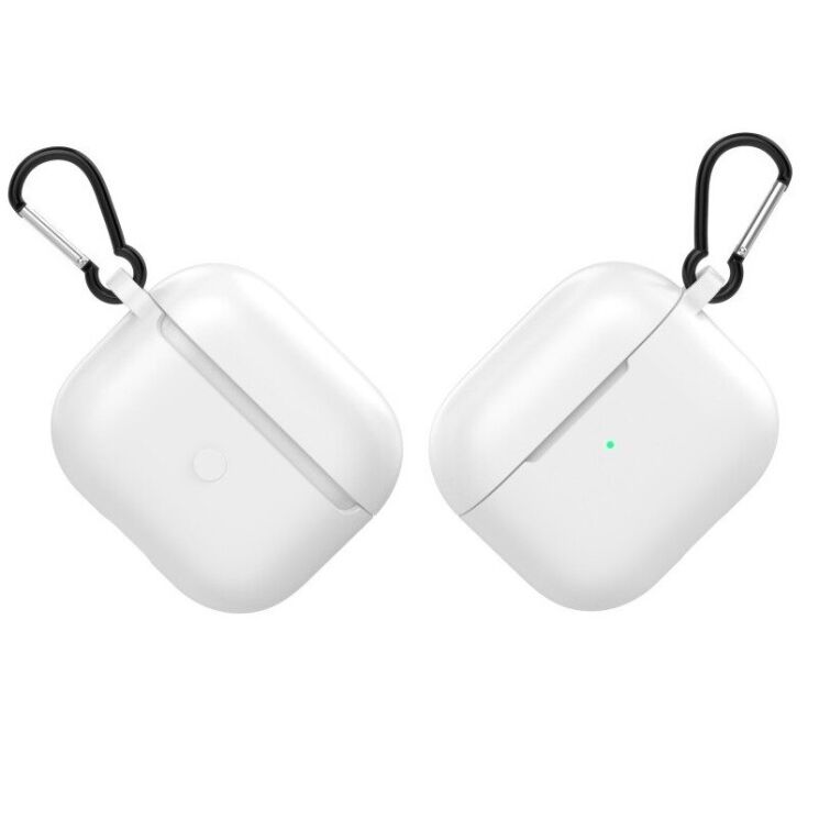 Силиконовый чехол UniCase Protective Case для Apple AirPods 3 - White: фото 4 из 9