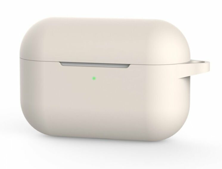 Силиконовый чехол UniCover Protective Cover для Apple AirPods Pro - Beige: фото 2 из 2