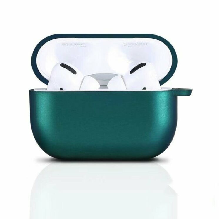 Силиконовый чехол X-LEVEL Frosted UltraThin для Apple AirPods Pro - Green: фото 1 из 7