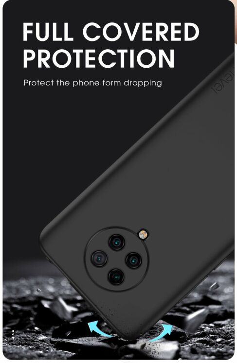 Силиконовый чехол X-LEVEL Matte для Xiaomi Poco F2 Pro / Redmi K30 Pro - Wine Red: фото 4 из 10