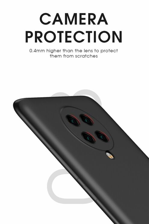 Силиконовый чехол X-LEVEL Matte для Xiaomi Poco F2 Pro / Redmi K30 Pro - Wine Red: фото 7 из 10