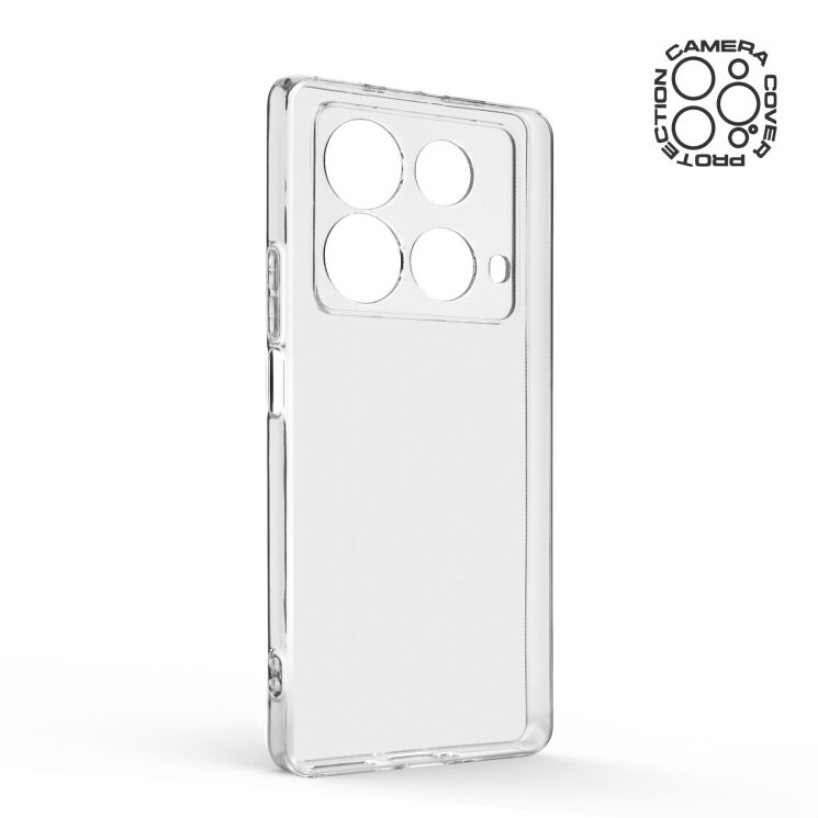 Силиконовый (TPU) чехол ArmorStandart Air Series для Infinix Note 40 - Clear: фото 3 из 6