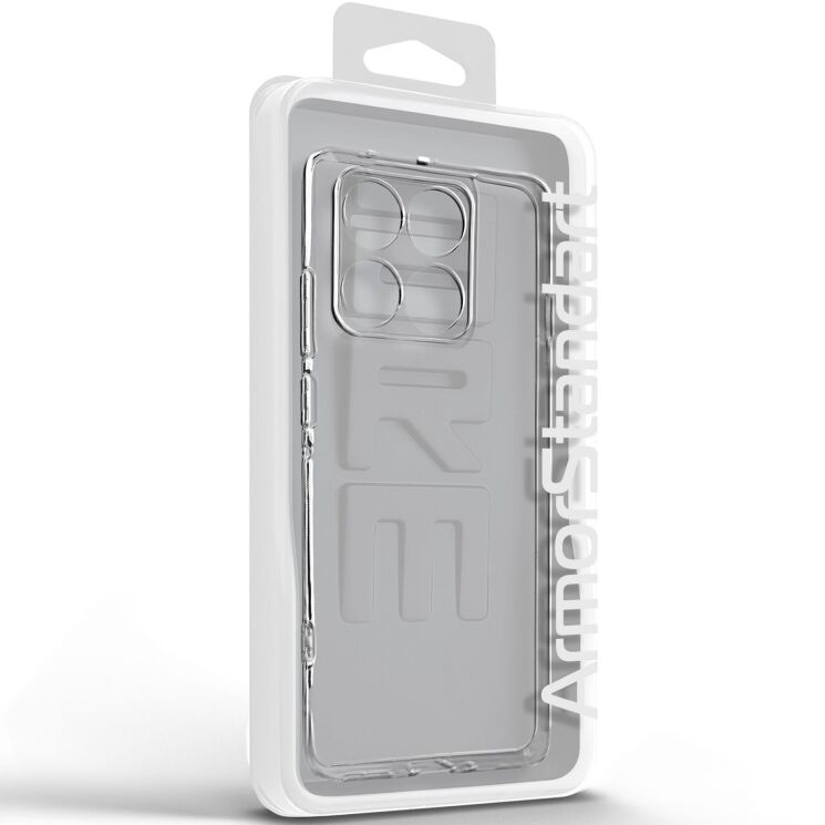 Силиконовый (TPU) чехол ArmorStandart Air Series для Motorola Edge 60 Pro - Transparent: фото 3 из 6